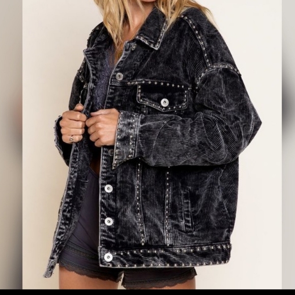 POL Studded Corduroy Jacket - Picture 4 of 6
